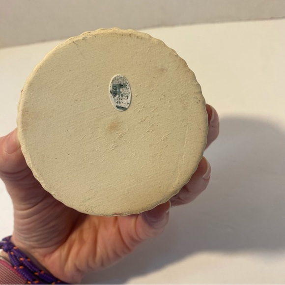 Vintage set of 3 ceramic fruit basket jars - Picture 7 of 9